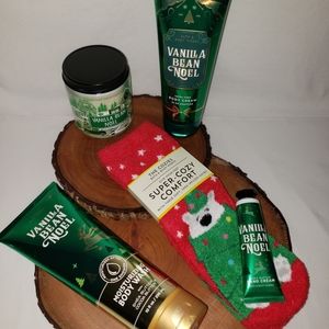 BATH & BODY WORKS - VANILLA BEAN NOEL 5 PC SET